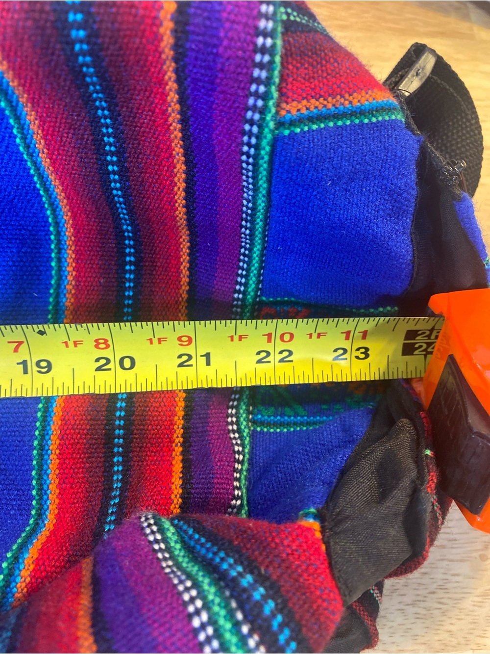 Peruvian Handwoven Multicolor Travel Duffel Bag - Artisan Design - Picture 7 of 8